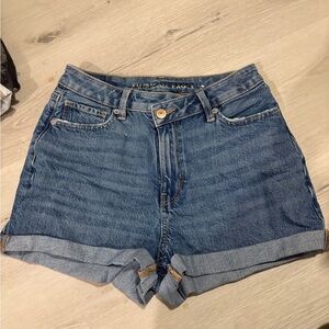 American Eagle Outfitters Women's Dark Blue Jean Shorts